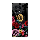 Floral Decorative OnePlus 13R 5G Glass Back Cover Online