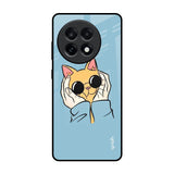 Adorable Cute Kitty OnePlus 13R 5G Glass Back Cover Online