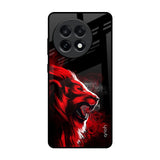 Red Angry Lion OnePlus 13R 5G Glass Back Cover Online