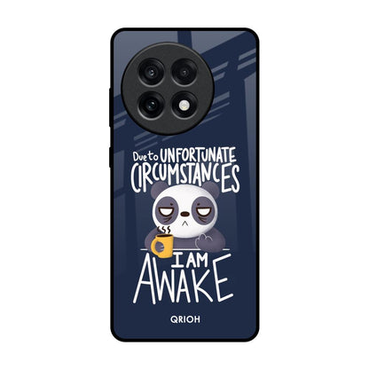 Struggling Panda OnePlus 13R 5G Glass Back Cover Online