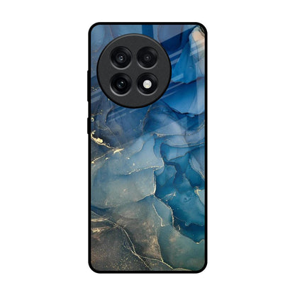 Blue Cool Marble OnePlus 13R 5G Glass Back Cover Online