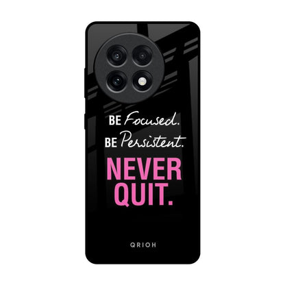 Be Focused OnePlus 13R 5G Glass Back Cover Online