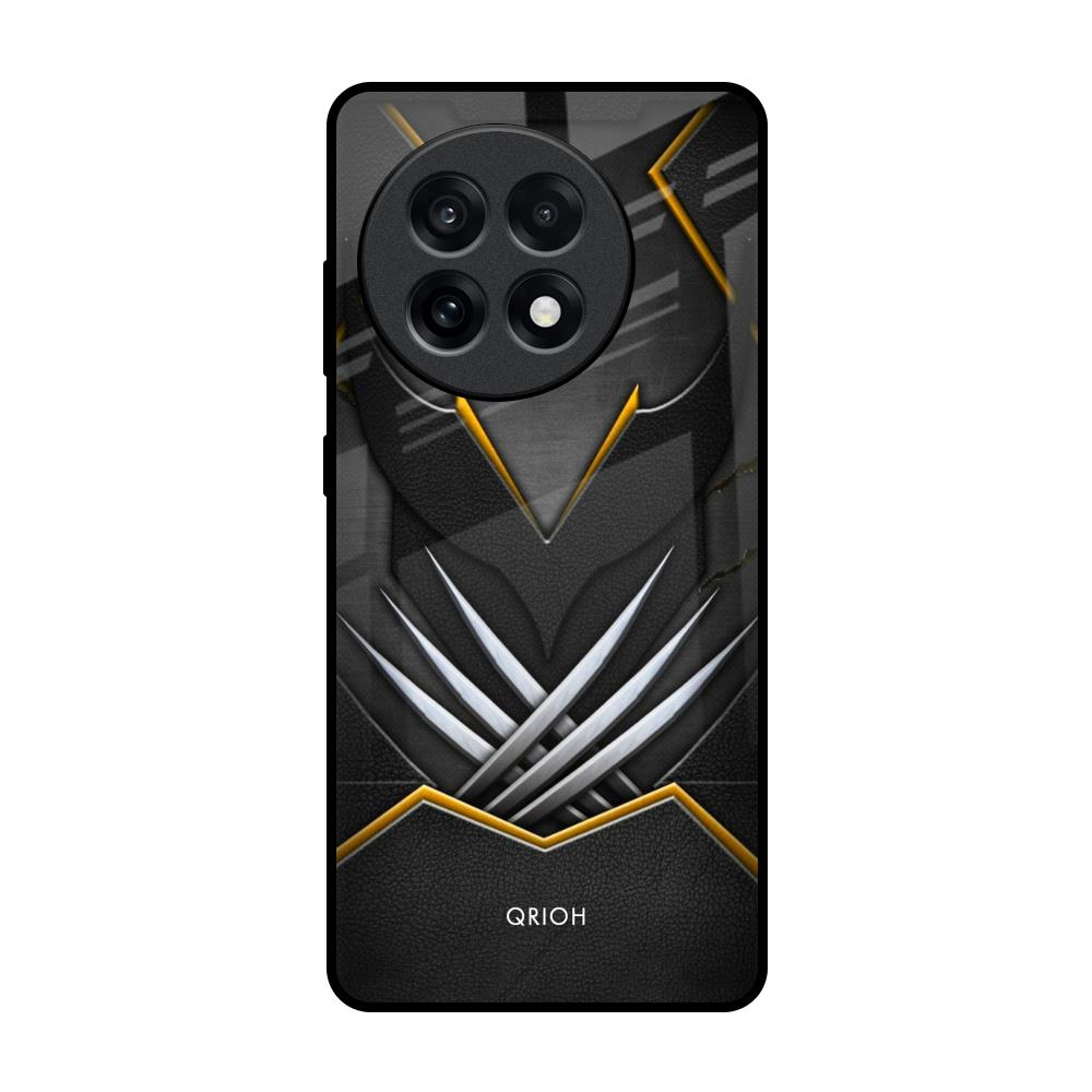 Black Warrior OnePlus 13R 5G Glass Back Cover Online