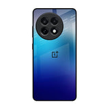 Blue Rhombus Pattern Glass Case for OnePlus 13R 5G