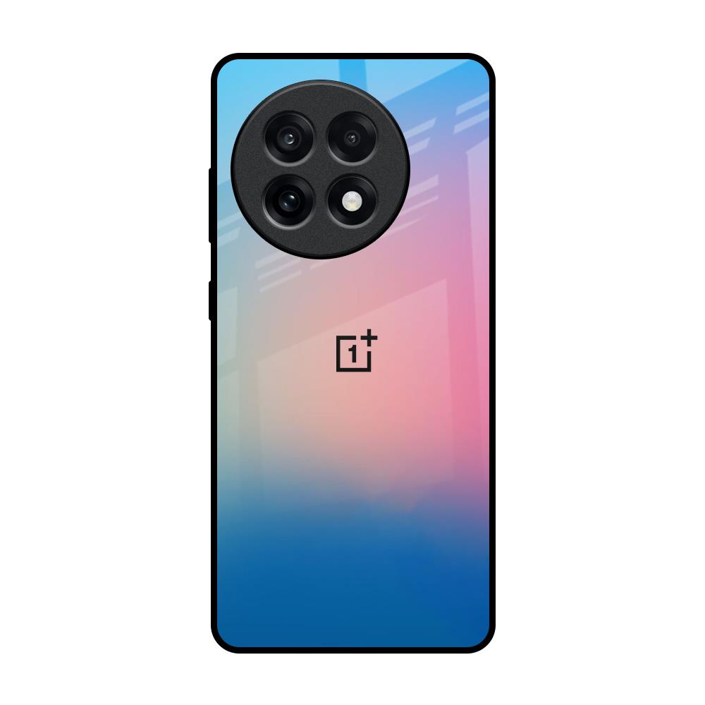 Blue & Pink Ombre OnePlus 13R 5G Glass Back Cover Online