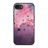 Space Doodles Apple iPhone 16e Glass Back Cover Online