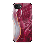Crimson Ruby Apple iPhone 16e Glass Back Cover Online