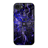 Techno Color Pattern Apple iPhone 16e Glass Back Cover Online