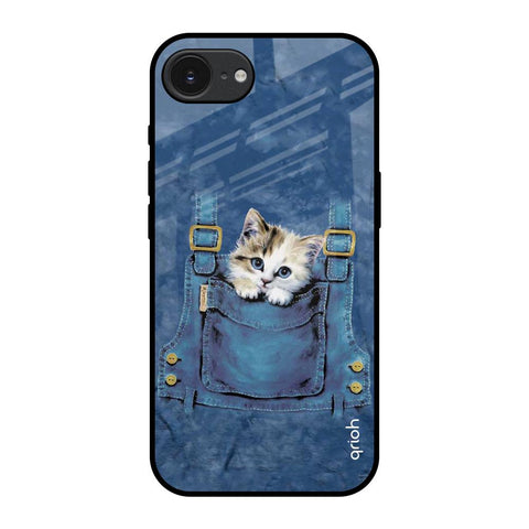 Kitty In Pocket Apple iPhone 16e Glass Back Cover Online