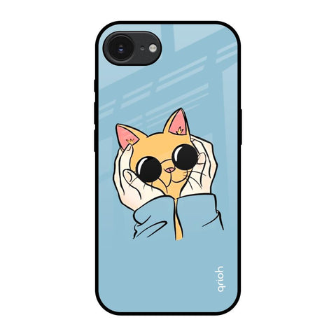 Adorable Cute Kitty Apple iPhone 16e Glass Back Cover Online