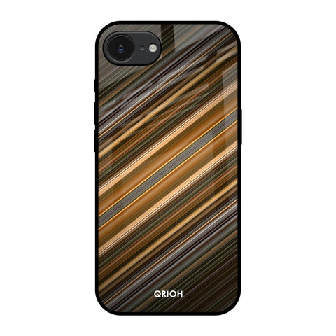 Diagonal Slash Pattern Apple iPhone 16e Glass Back Cover Online
