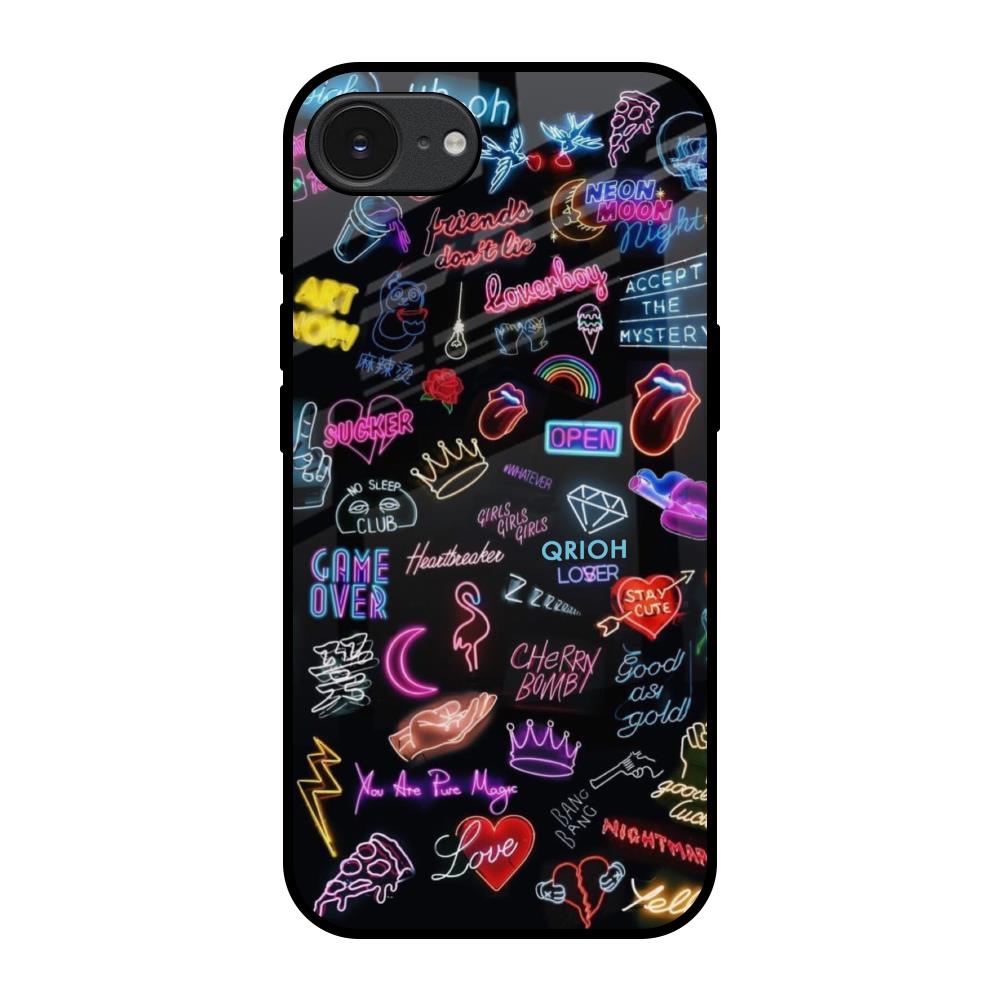 Accept The Mystery Apple iPhone 16e Glass Back Cover Online