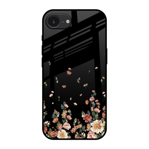 Floating Floral Print Apple iPhone 16e Glass Back Cover Online