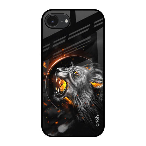 Aggressive Lion Apple iPhone 16e Glass Back Cover Online