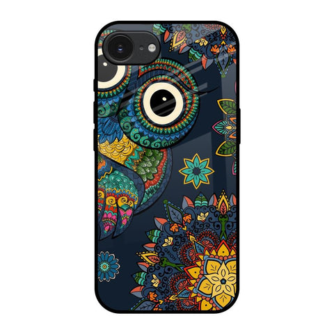 Owl Art Apple iPhone 16e Glass Back Cover Online