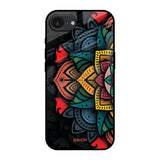 Retro Gorgeous Flower Apple iPhone 16e Glass Back Cover Online