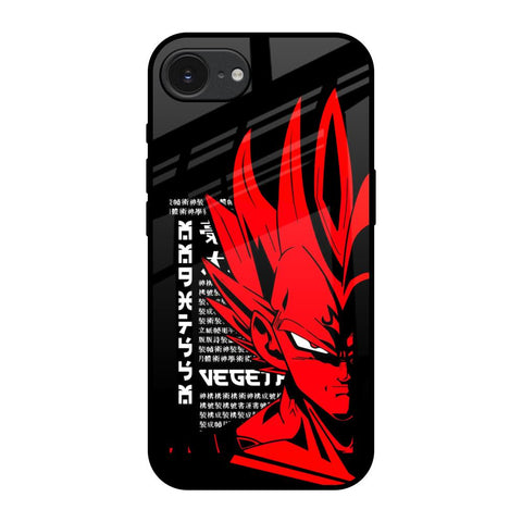 Red Vegeta Apple iPhone 16e Glass Back Cover Online