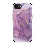 Purple Gold Marble Apple iPhone 16e Glass Back Cover Online