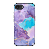 Alcohol ink Marble Apple iPhone 16e Glass Back Cover Online