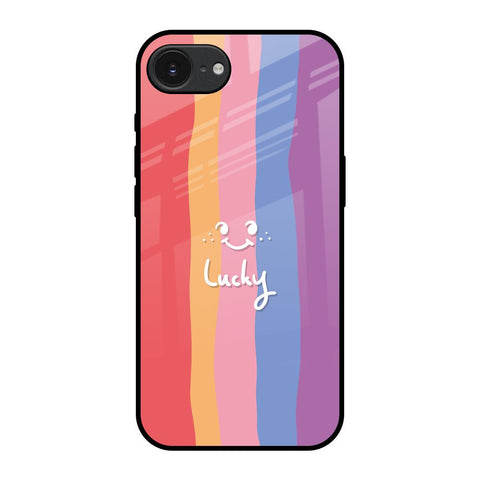 Lucky Abstract Apple iPhone 16e Glass Back Cover Online