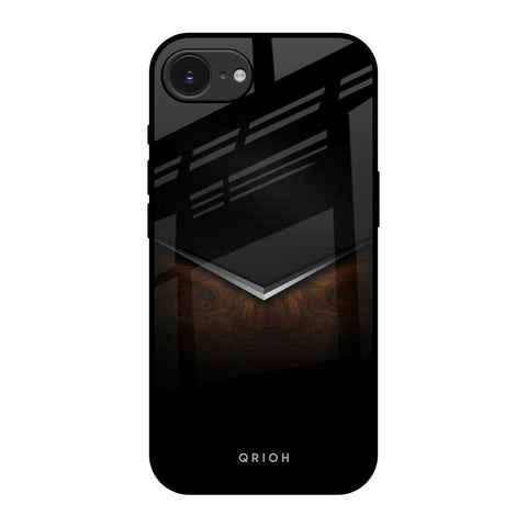 Dark Walnut Glass Case for Apple iPhone 16e