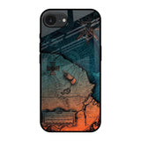 Geographical Map Apple iPhone 16e Glass Back Cover Online