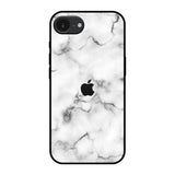 Satin White Marble Apple iPhone 16e Glass Back Cover Online