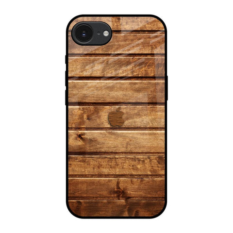 Wooden Planks Apple iPhone 16e Glass Back Cover Online