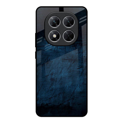 Dark Blue Grunge Poco X7 5G Glass Back Cover Online