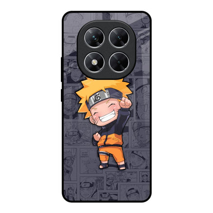Orange Chubby Poco X7 5G Glass Back Cover Online