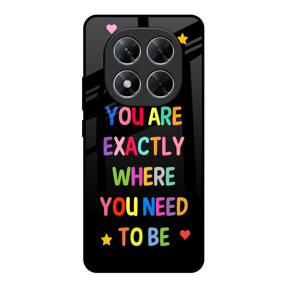 Magical Words Poco X7 5G Glass Back Cover Online