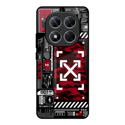 Technology Art Poco X7 5G Glass Back Cover Online