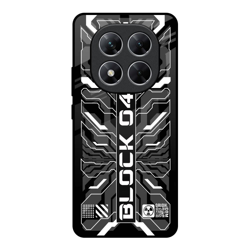Monochrome Magic Poco X7 5G Glass Back Cover Online