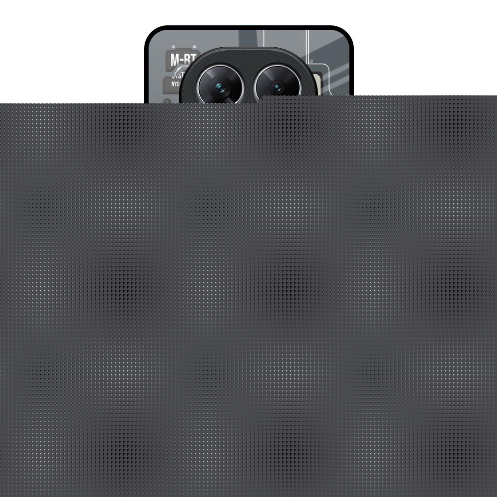 Retro Futuristic Poco X7 5G Glass Back Cover Online