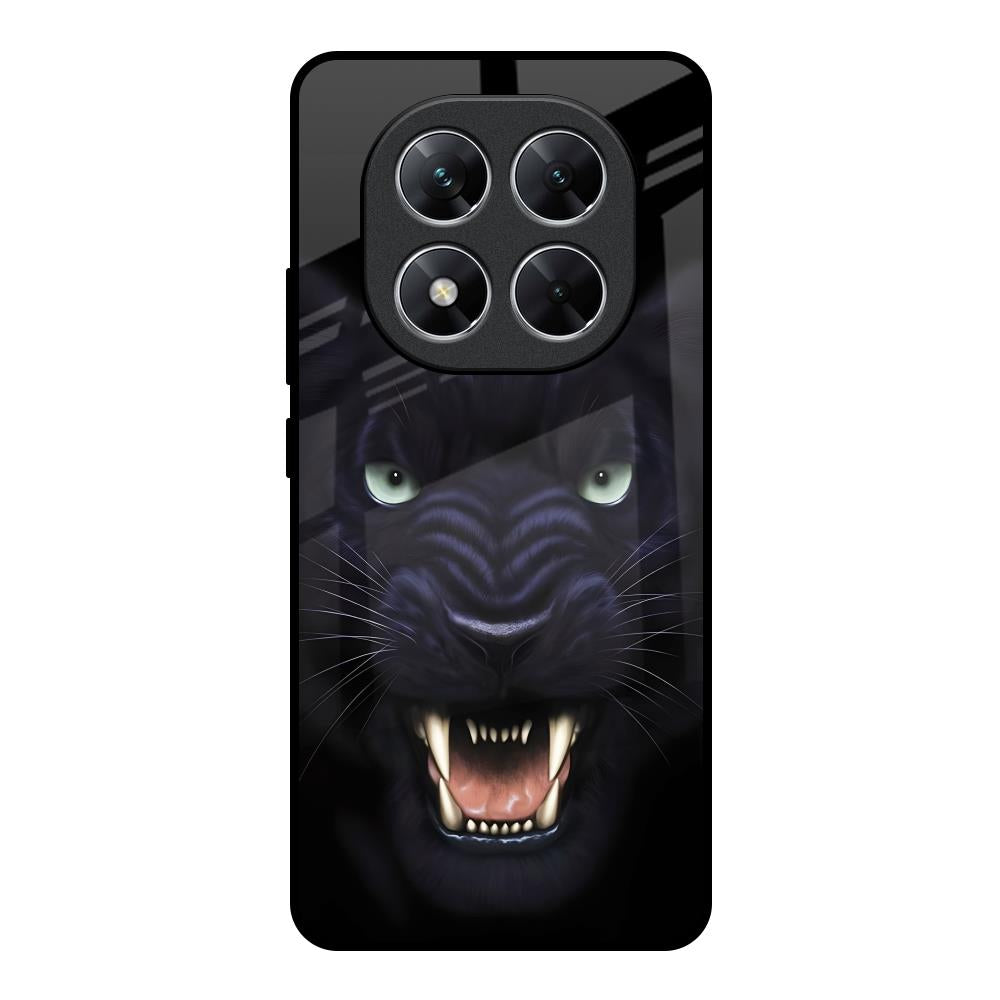 Angry Black Tiger Poco X7 5G Glass Back Cover Online