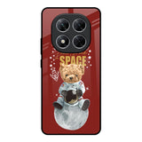 Astronaut Bear Poco X7 5G Glass Back Cover Online