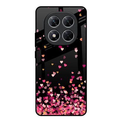 Heart Rain Fall Poco X7 5G Glass Back Cover Online