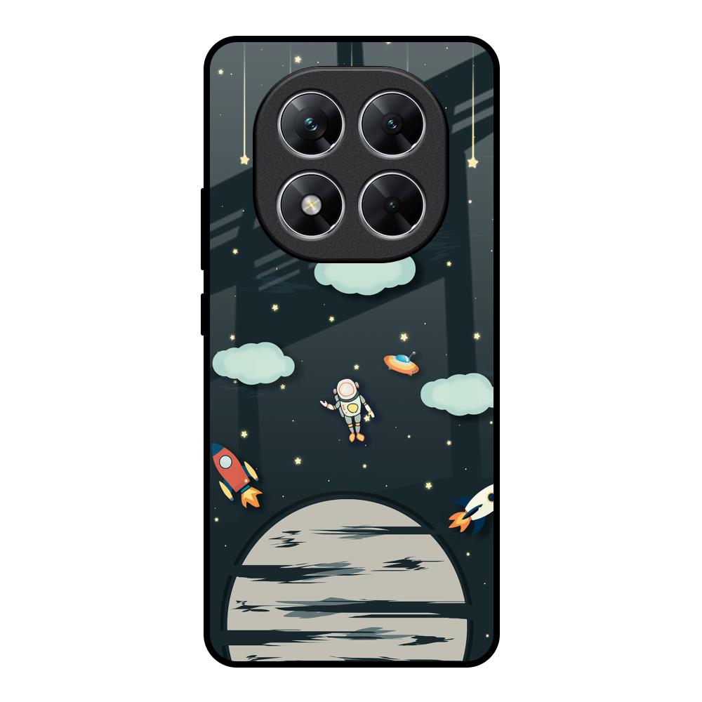 Astronaut Dream Poco X7 5G Glass Back Cover Online