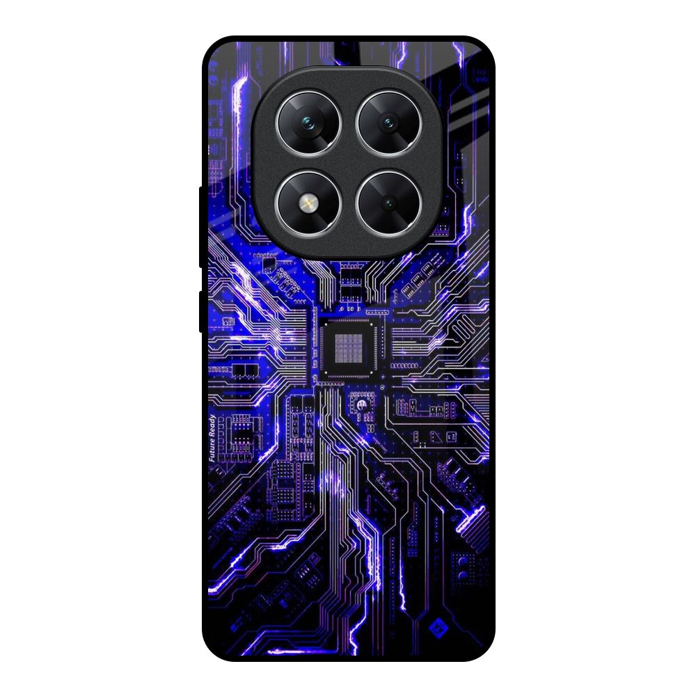 Techno Color Pattern Poco X7 5G Glass Back Cover Online