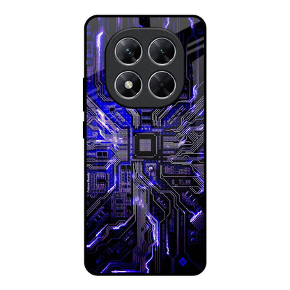 Techno Color Pattern Poco X7 5G Glass Back Cover Online