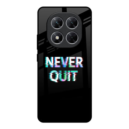 Never Quit Poco X7 5G Glass Back Cover Online