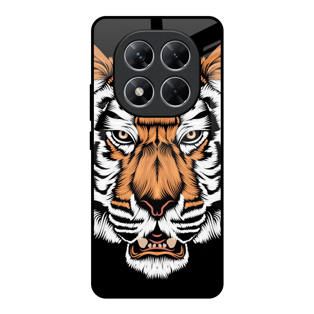Angry Tiger Poco X7 5G Glass Back Cover Online