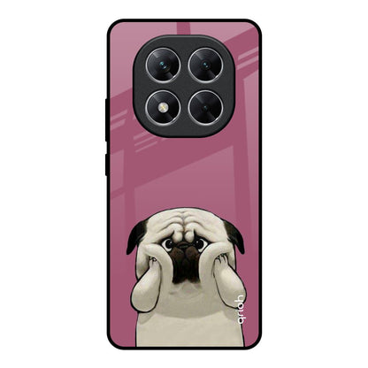 Funny Pug Face Poco X7 5G Glass Back Cover Online