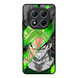 Anime Green Splash Poco X7 5G Glass Back Cover Online