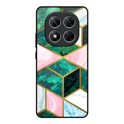 Seamless Green Marble Poco X7 5G Glass Back Cover Online