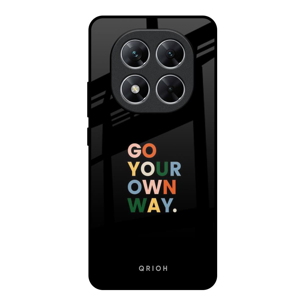 Go Your Own Way Poco X7 5G Glass Back Cover Online