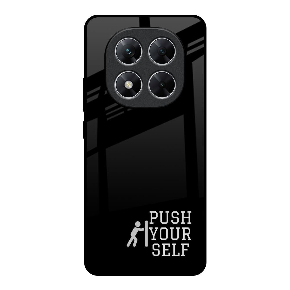Push Your Self Poco X7 5G Glass Back Cover Online