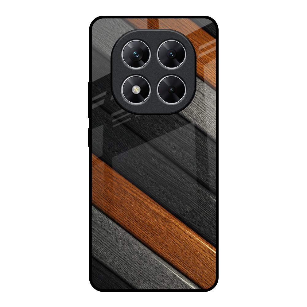 Tri Color Wood Poco X7 5G Glass Back Cover Online