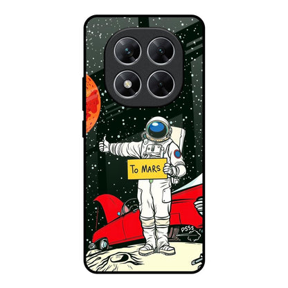 Astronaut on Mars Poco X7 5G Glass Back Cover Online