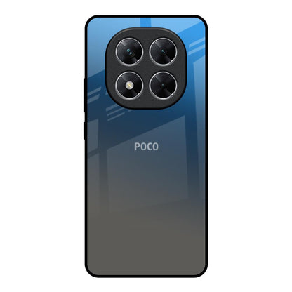 Blue Grey Ombre Poco X7 5G Glass Back Cover Online